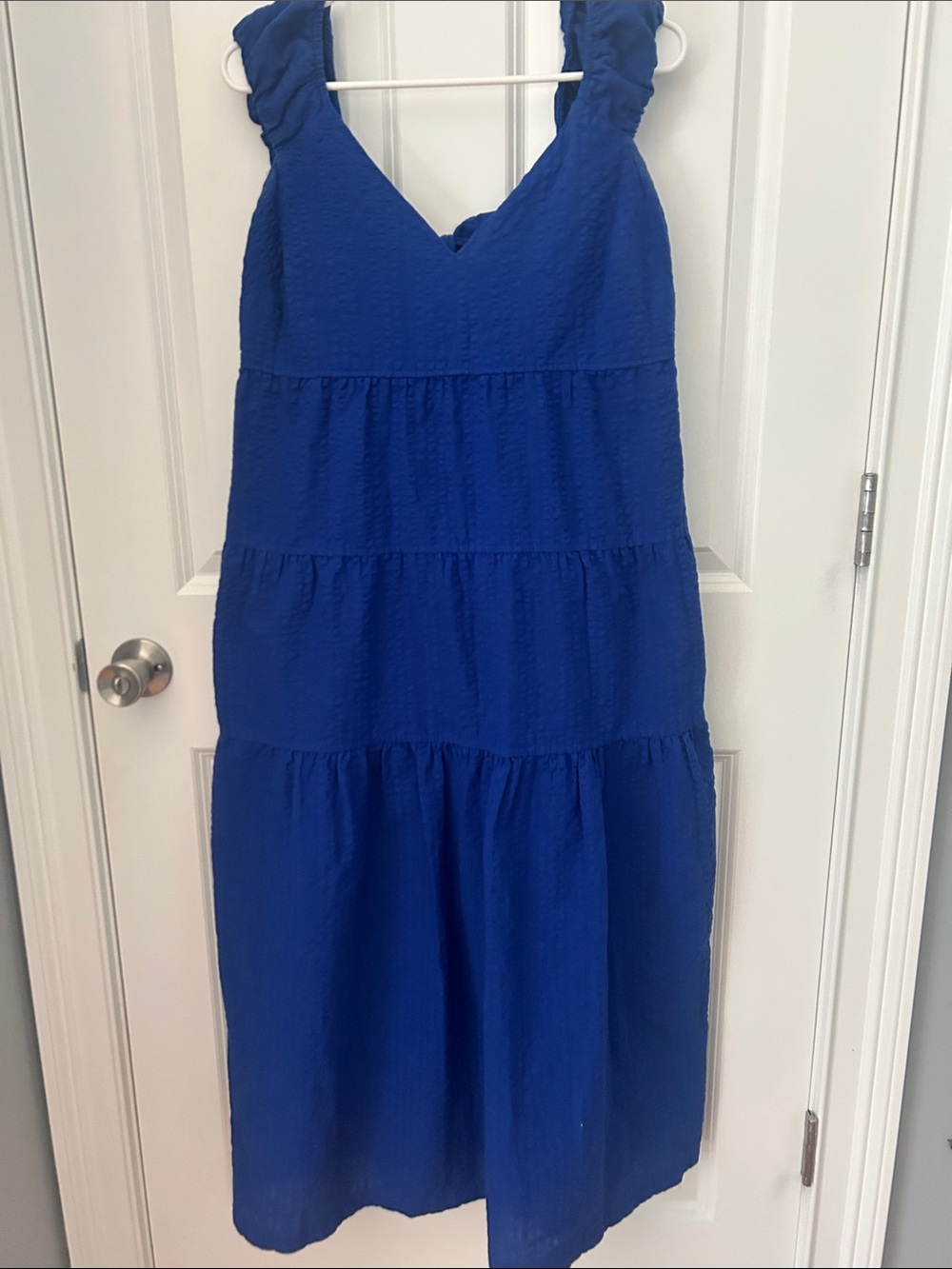 Old Navy Royal Blue Tiered Maxi Dress